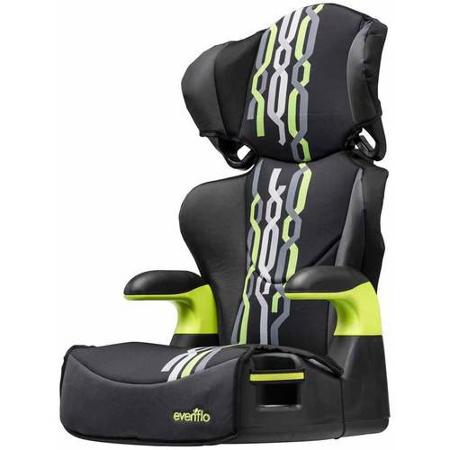 evenflo car seat green and black