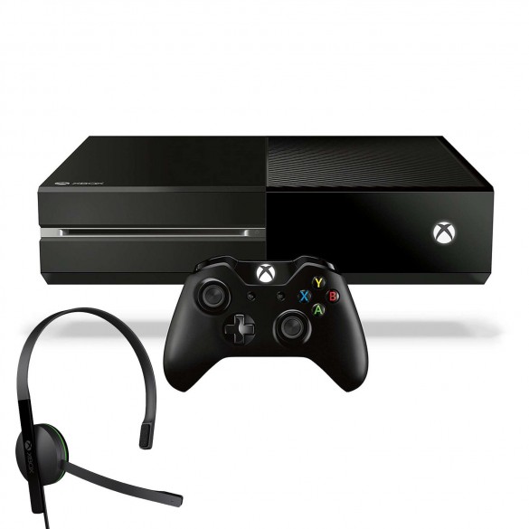 Microsoft Xbox One 500GB Gaming Console Wireless Control Chat headset