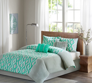 Modern Mint 7 Piece Comforter Set