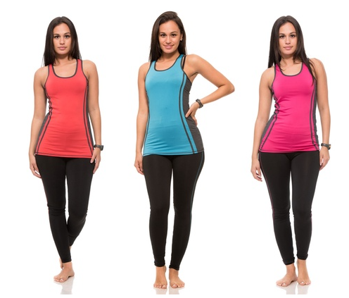 Women's Active Stretch Racer-Back Tank Top