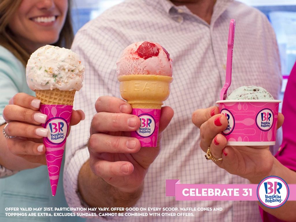 Baskin Robbins All Scoops are 1.50 Today Only! Utah Sweet Savings