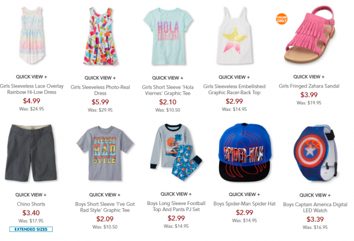 childrens place sale