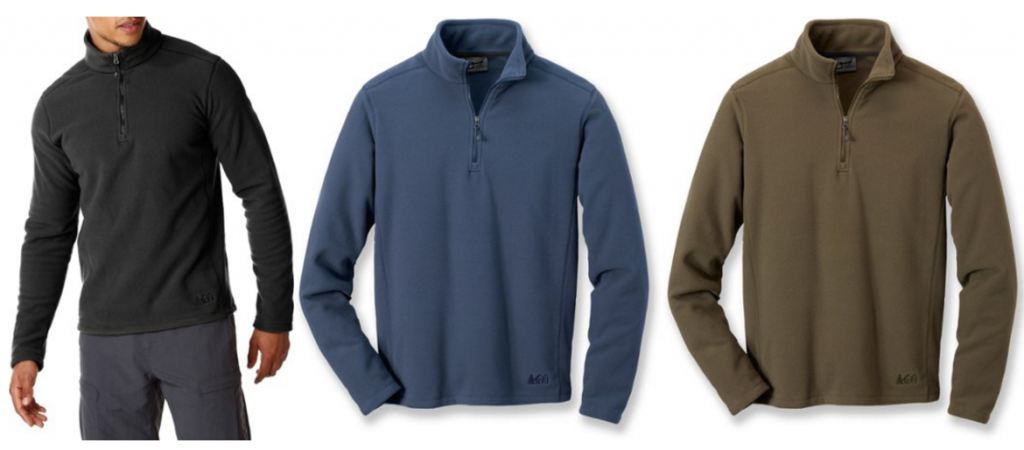 REI Men's Quarter-Zip Fleece Pullover
