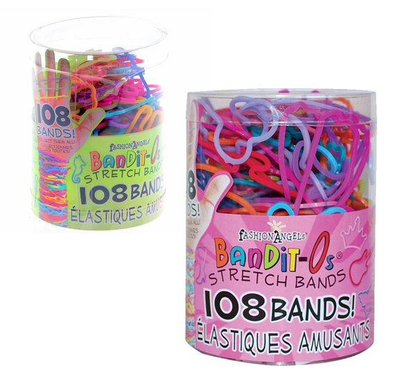 108 Bandit-O's Stretch Bands by Fashion Angels