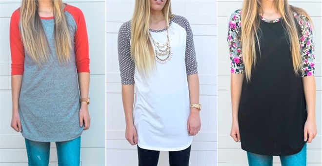 Baseball Tunic Dress