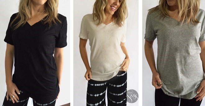 Boyfriend Fit V-Neck Tee