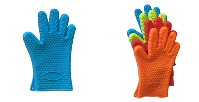 Five Finger Silicone Oven Mitts