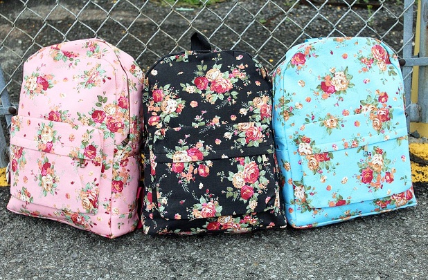 Floral Backpacks