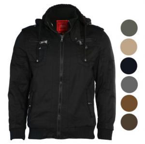 Maximos Men's Sherpa Line Bomber Jacket