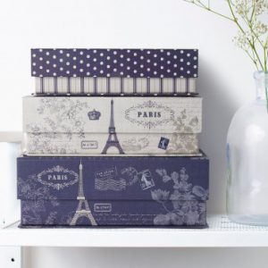 Set of 3 Nesting Boxes With Magnetic Lids