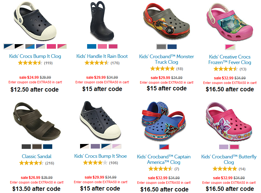 Kids Clogs from $12.50, Rain Boots for 