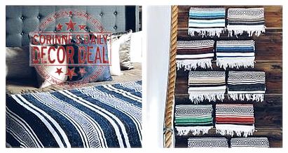 Authentic Mexican Blanket In 10 Colors 17 99 Regularly 35 00