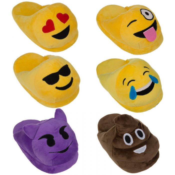 funny-emoji-plush-house-slippers