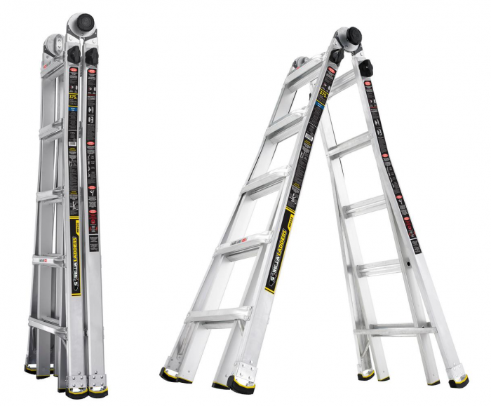 Gorilla Ladders 22 ft. MPX Aluminum Telescoping MultiPosition Ladder