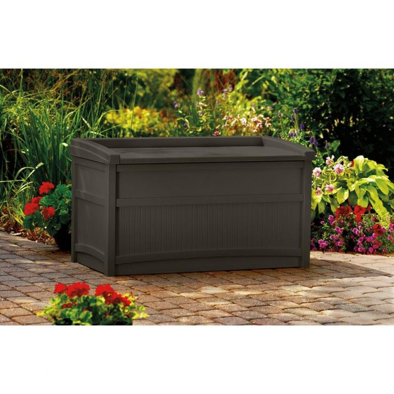 Suncast 50Gallon Deck Box with Seat for 59 Shipped (regularly 101