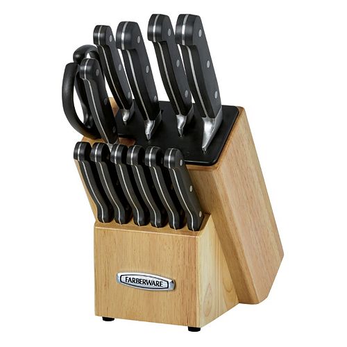 Farberware SelfSharpening 13Piece Knife Block Set 62.99 + 10 Kohl’s