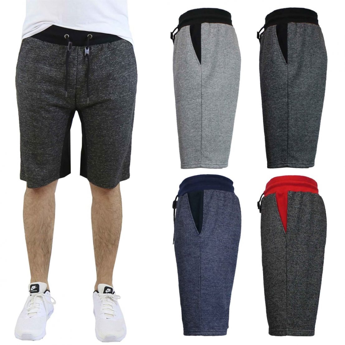 Men’s Slim-Fit Marled French Terry Shorts for $11.98 Shipped! *Each ...