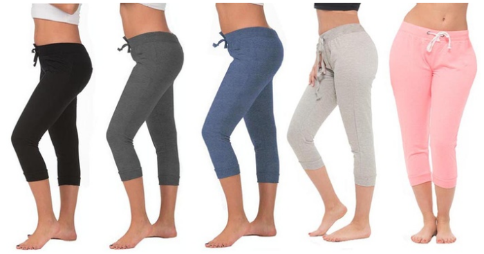 Coco Limon Women’s Capri Joggers 5-Pack for $29.99! – Utah Sweet Savings