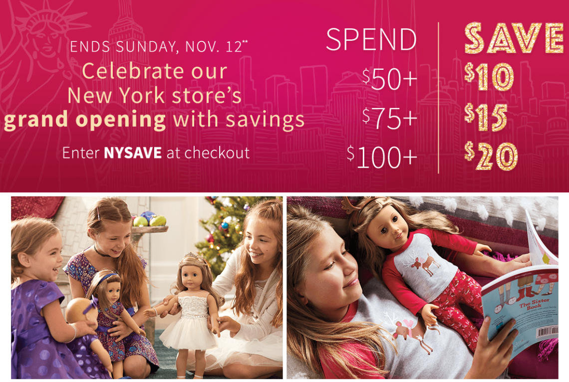 American Girl Doll Coupon! Save 1020! WellieWishers Just 50 Shipped