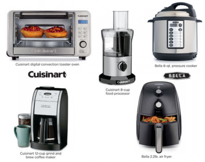Cuisinart Toaster Oven, Cuisinart 8Cup Food Processor, Bella 6qt