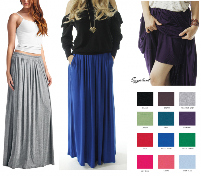 Pocketed Double Layered Maxi Skirt for $18.98 Shipped! – Utah Sweet Savings
