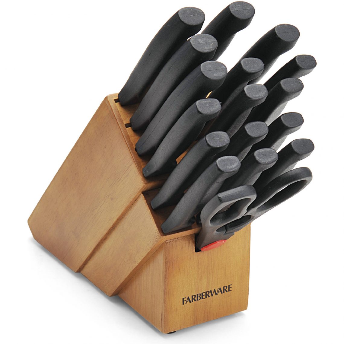 Farberware 18Piece Never Needs Sharpening Knife Set for 13.50 (Reg
