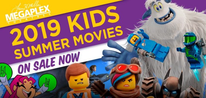 2019 Kids Summer Movies At Megaplex Theaters 10 Movies For 10