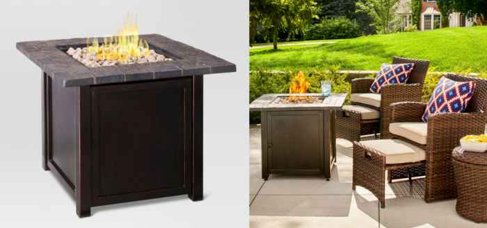 Threshold Rocksprings 30 Lp Gas Fire, Threshold Fire Pit Table