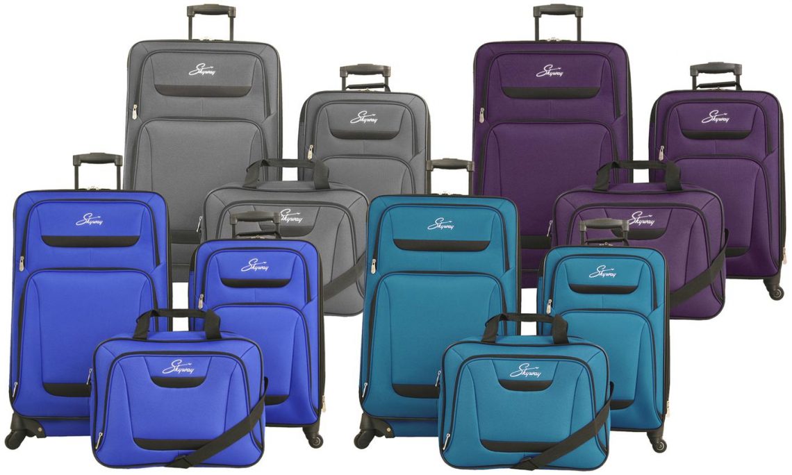 Skyway Discovery SoftSided Spinner Luggage Set (3Piece) for 72.99