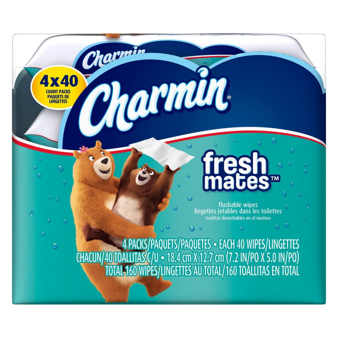 Charmin Freshmates Flushable Wet Wipes (4pk., 40ct. refills) for 3.98