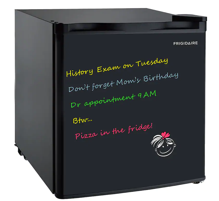 Frigidaire Dry Erase Board Mini Fridge 1.6 cu. ft. 76.99 + 10 KC (reg
