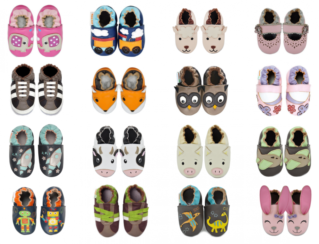Kai Baby Soft Sole Leather Crib Shoes 