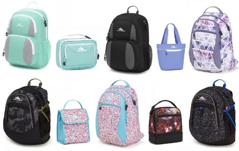 High Sierra Backpacks from 14.99 + Lunch Packs from 6.99! Utah