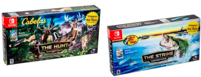 Nintendo Switch: Cabela's The Hunt Championship Edition Hunting Game Bundle  or Bass Pro Shops The Strike Championship Edition Fishing Game Bundle Just  $49.99 Shipped!