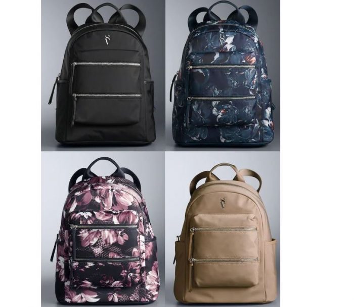 kohls vera wang backpack