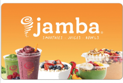 Get a $15 Jamba Juice Gift Card only $10 – Email Delivery – Utah Sweet