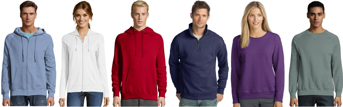 Hanes Men’s & Women’s Sweatshirts, Hoodies, and Jackets for $4.79 or ...