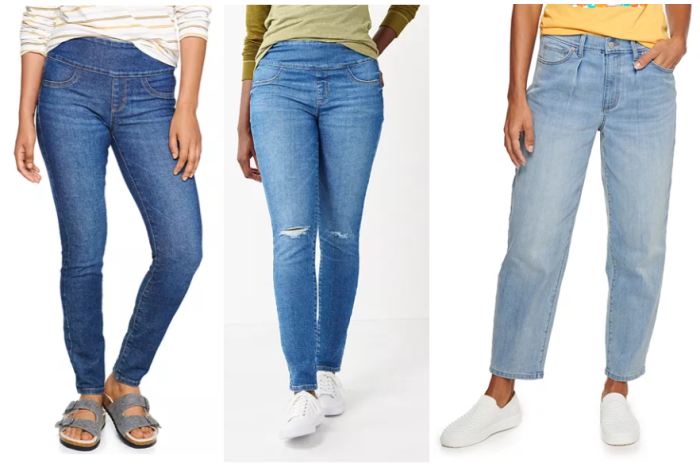 Women’s SONOMA Goods for Life Jeans & Jeggings from $5.67 (Reg $36 ...