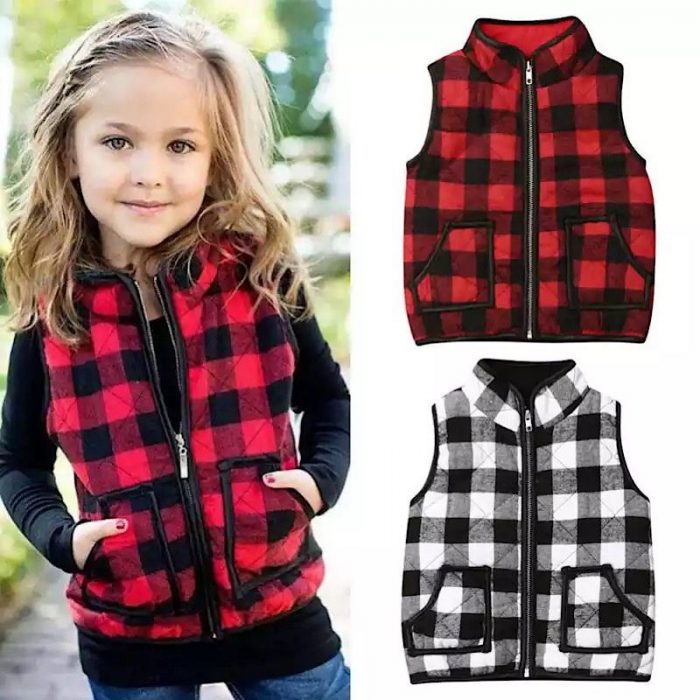 Toddler Fall Plaid Puffer Vests for just 11.99 (Reg. 24.99) Utah