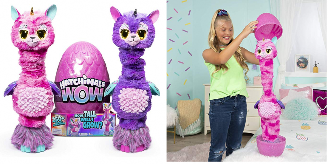 Hatchimals Wow Llalacorn 32 inch Tall Interactive Toy with Re-Hatchable Egg for sale online 