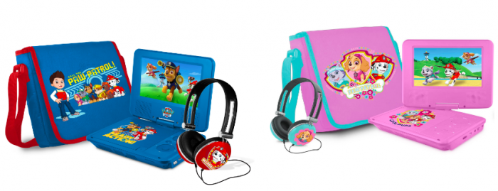 PAW Patrol 7″ Portable DVD Player Carrying Bag Headphones for $49.98 Shipped (Reg. $60) – Sweet Savings