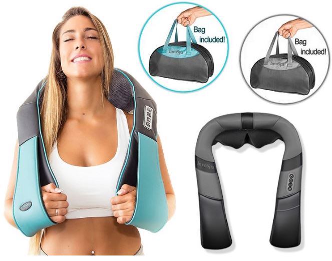 Invospa Shiatsu Back Neck and Shoulder Massager with Heat Review 