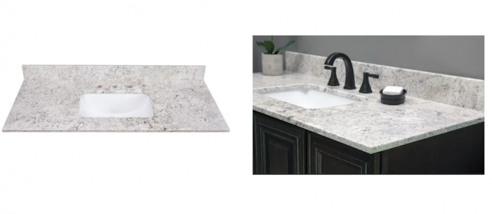 49 Granite Bathroom Vanity Top