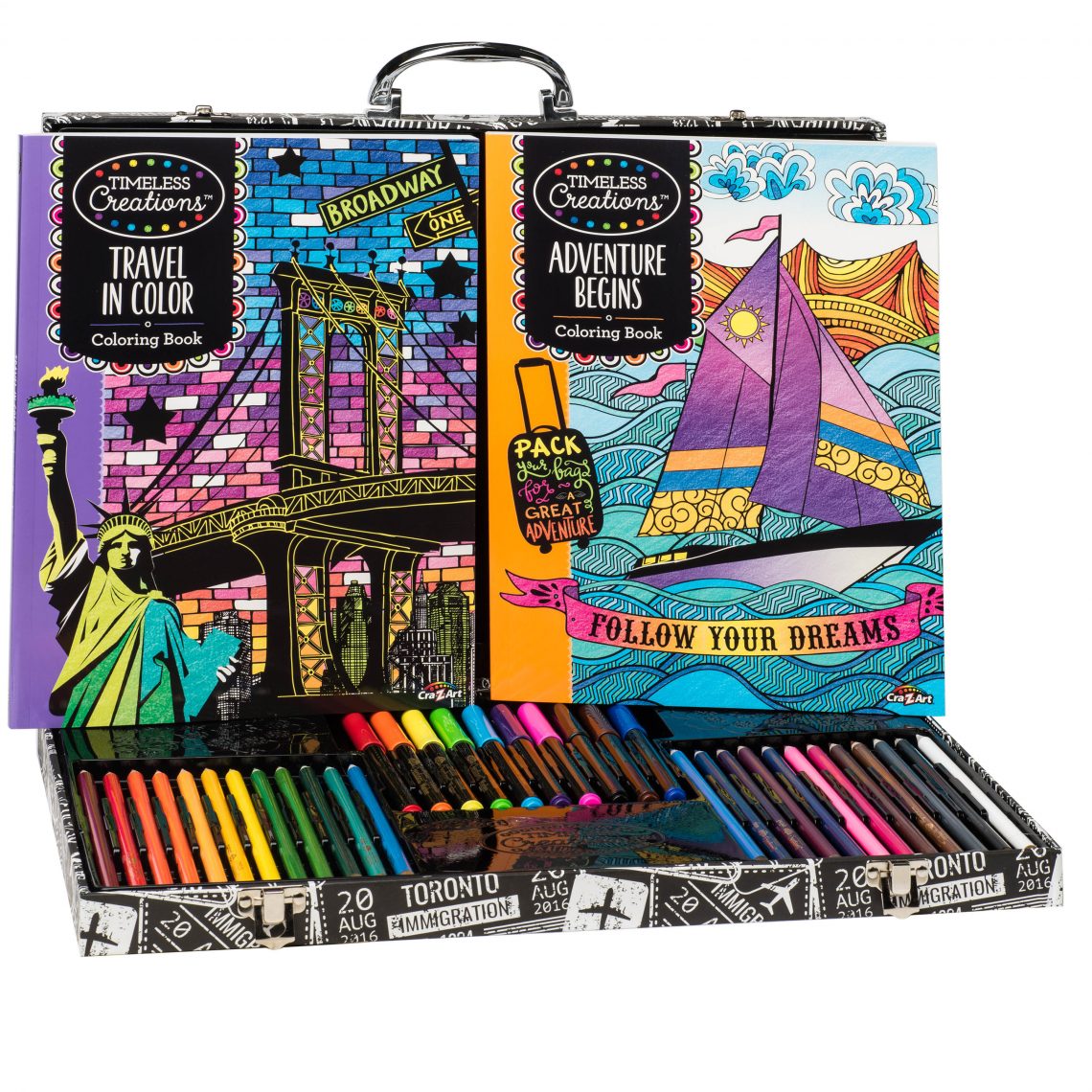 Cra-Z-Art Timeless Creations Premium Art of Coloring Customizable Adult