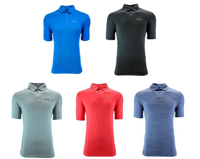 under armour men's heatgear polo