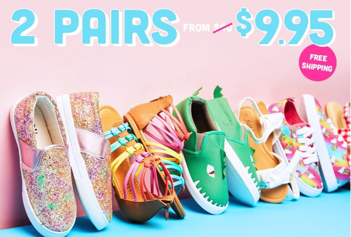 BOGO Free Kids Shoes! Two Pairs Only 9.95 Shipped! Utah Sweet Savings