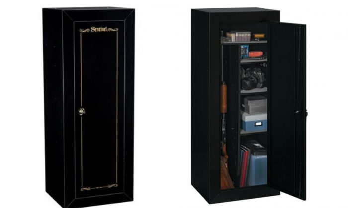 Stack-On Sentinel 18 Gun Fully Convertible Steel Security Cabinet Black for sale online 