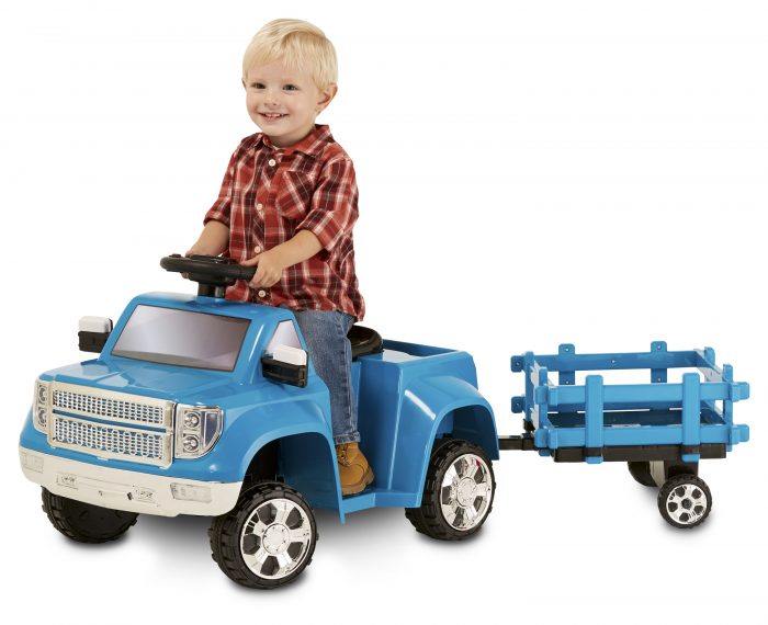 Kid Trax Heavy Hauling Truck with Trailer Toddler RideOn for just 49