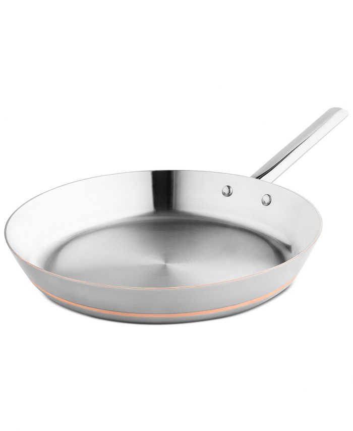 Hotel Collection 12″ Stainless Steel Fry Pan with Copper Core for 44.