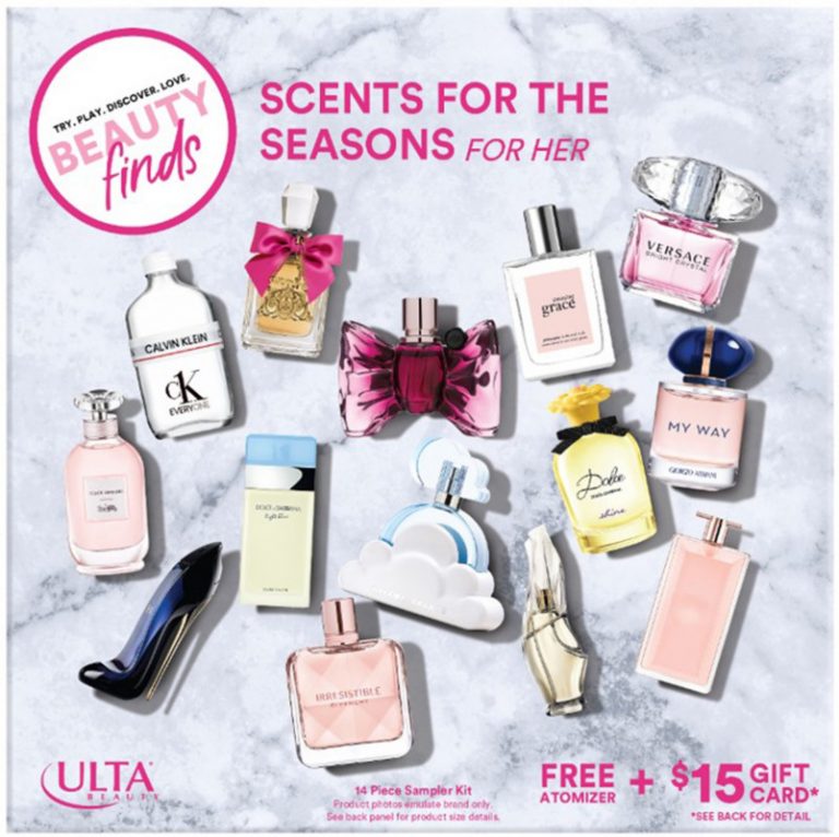 ULTA Beauty Scents For The Seasons For Her Sampler Kit for 14.75 (Reg